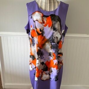 Voir Voir Sleeveless Printed Dress Size 14